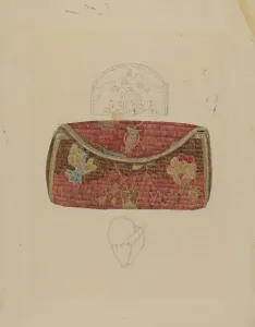 Hofmann Melita Prints: Purse, c. 1936. Creator: Melita Hofmann