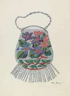 Ladys Prints: Purse, c. 1937. Creator: Ruth Buker