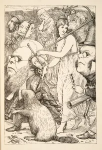 To pursue it with forks and hope, pub. 1876. Creator: Henry Holiday (1839 - 1927)