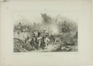 Raffet Denis Auguste Marie Prints: The Pursuit, 1832. Creator: Auguste Raffet