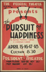 Isabelle Louden Prints: The Pursuit of Happiness, Des Moines, IA, 1937. Creator: Unknown