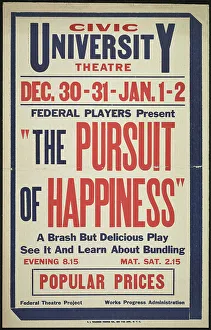 The Pursuit of Happiness, Syracuse, NY, 1936. Creator: Unknown