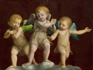 Luini Prints: Three Putti. Creator: Luini; Bernardino (ca. 1480-1532)