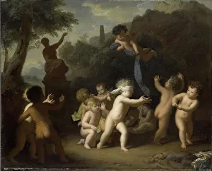 Blindmans Bluff Prints: Putti Playing, 1700-1720. Creator: Hendrik van Limborch