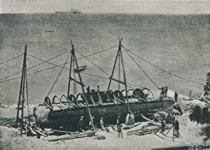 Heliopolis Gallery: Putting on the Casing, 1877, (1910)