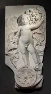 Insignia Collection: Putto with Papal Insignia, 1475 / 1500. Creator: Unknown
