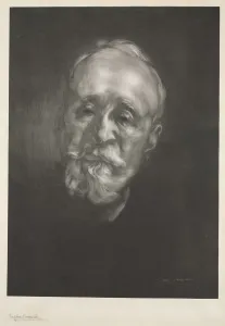 1849 1906 Prints: Puvis de Chavannes, 1897. Creator: Eugene Carriere (French, 1849-1906)