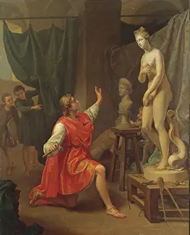 Laurent Prints: Pygmalion and Galatea, 1784. Creator: Laurent Pecheux