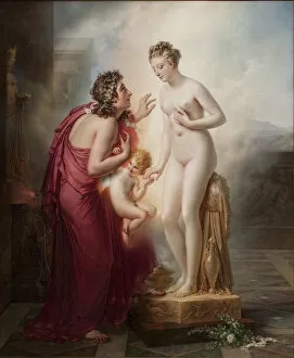 Ovid Gallery: Pygmalion and Galatea, before 1819. Creator: Girodet de Roucy Trioson, Anne Louis (1767-1824)