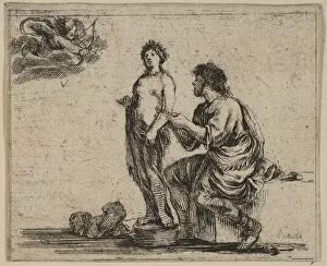 De Saint Sorlin Gallery: Pygmalion, from Game of Mythology (Jeu de la Mythologie), 1644