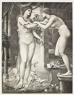 Doves Prints: Pygmalion and the Image - The Godhead Fires, c1870s, (1900). Creator: Unknown