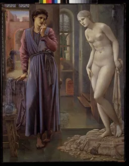 Mallet Prints: Pygmalion and the Image - The Hand Refrains, 1878. Creator: Sir Edward Coley Burne-Jones