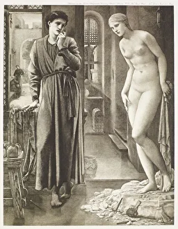 Adoring Prints: Pygmalion and the Image - The Hand Refrains, c1870s, (1900). Creator: Unknown