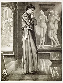 Adoring Prints: Pygmalion and the Image - The Heart Desires, c1870s, (1900). Creator: Unknown