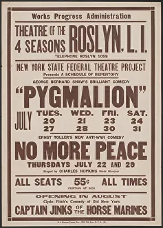 Shaw George Bernard Prints: Pygmalion, Roslyn, NY, 1937. Creator: Unknown
