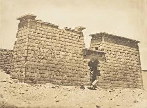 Maxime Du Gallery: Pylones du Temple de Sebona, April 3, 1850. Creator: Maxime du Camp