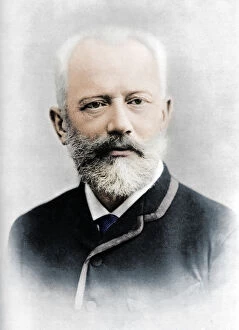 Reutlinger Collection: Pyotr Ilyich Tchaikovsky (1840 - 1893), Russian composer. Artist: Charles Reutlinger