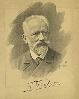 Tchaikovsky Prints: Pyotr Ilyich Tchaikovsky (1840-1893), 1892