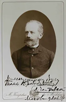 Tchaikovsky Prints: Pyotr Ilyich Tchaikovsky (1840-1893) in Moscow, 1884-1885
