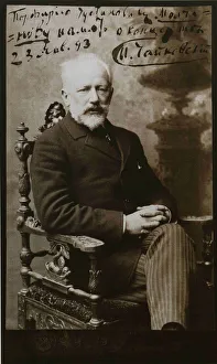 Tchaikovsky Prints: Pyotr Ilyich Tchaikovsky (1840-1893) in Odessa, 1893