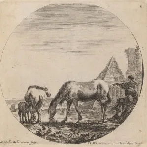 Pyramid Of Cestius Prints: Pyramid of Caius Cestius, 1646. Creator: Stefano della Bella