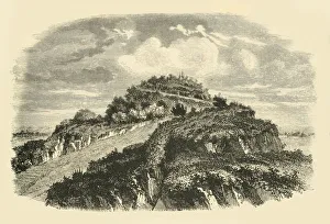 Mexico Collection: The Pyramid of Cholula, 1890. Creator: Unknown