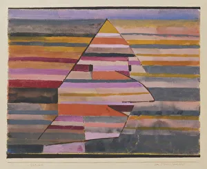 Gouache And Ink On Paper Prints: The Pyramid Clown. Artist: Klee, Paul (1879-1940)