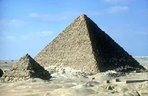 Smooth Prints: Pyramid of Mycerinus and one of the small pyramids of his queens