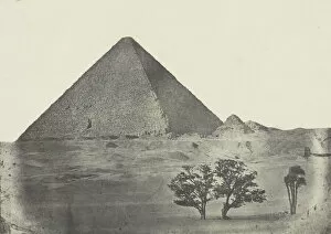North Africa Collection: Pyramide de Cheops, Egypte Moyenne, 1849 / 51, printed 1852. Creator: AimeRochas