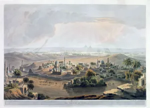 Rawle Prints: The Pyramids at Cairo, 1809. Artist: Rawle