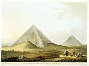 Chephren Gallery: Pyramids at Giza, Egypt, 4th Dynasty, Old Kingdom, 26th century BC (1801)