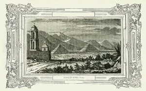 Aztec Prints: Pyramids of San Juan, 1849. Creator: Unknown