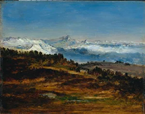 Narcisse Diaz De La Peña Gallery: The Pyrenees, the Peak of the Midi de Bigorre, 1871-1872. Creator: Narcisse Diaz de la Pena