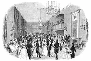 Orchestra Collection: The Pytchley Hunt Ball, Northampton, 1844. Creator: Unknown