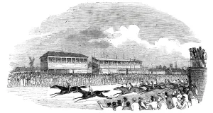 Jockeys Prints: Pytchley Hunt Races, the Great Northamptonshire Stakes, 1844. Creator: Unknown