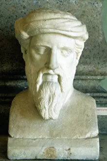 Images Dated 8th August 2006: Pythagoras, Ancient Greek mathematician and philosopher, 6th century BC