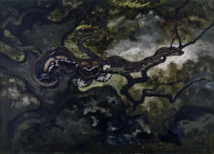 Python in a Tree, c1850-1860. Creator: Antoine-Louis Barye