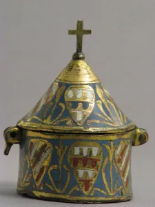 Conical Prints: Pyx, French, ca. 1250-1300. Creator: Unknown