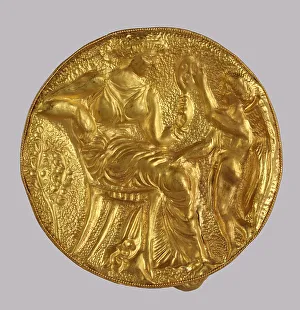 Pyxis (compass box), 3-2 century BC. Artist: Ancient jewelry Pyxis (compass box), 3-2 century BC. Artist: Ancient jewelry
