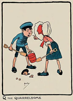Abc Of Everyday People Collection: Q the Quarrelsome, 1903. Artist: John Hassall