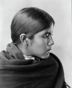 Qahatika girl, c1907. Creator: Edward Sheriff Curtis