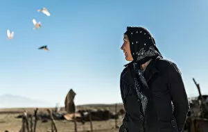 Headscarf Gallery: Qashqai Woman. Creator: Dorte Verner