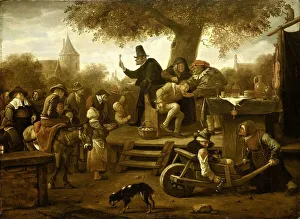 Jan Havickszoon Steen Prints: The quack, 1650-1660. Creator: Jan Steen