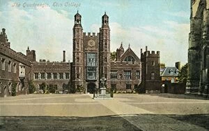 King Of England And France Gallery: The Quadrangle, Eton College, 1905. Creator: Unknown