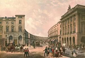 Street Scene Collection: The Quadrant, Regent Street, c1852. Creator: Day & Son
