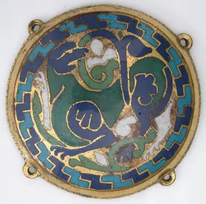 Midi Pyrenees Prints: Quadruped (one of five medallions from a coffret), French, ca. 1110-30. Creator: Unknown