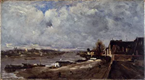 12th Arrondissement Prints: Quai de Bercy, c1890. Creator: Antoine Guillemet
