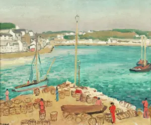 Quai d'Audierne, 1928. Creator: Marquet, Pierre-Albert (1875-1947).<br> Quai d'Audierne, 1928. Creator: Marquet, Pierre-Albert (1875-1947)