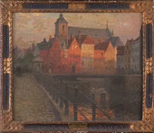 Quai de la Paille in Bruges. Creator: Paul Albert Steck