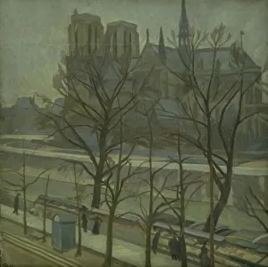 Weie Viggo Thorvald Edvard Prints: From Quai de la Tournelle, Paris, 1912. Creator: Edvard Weie